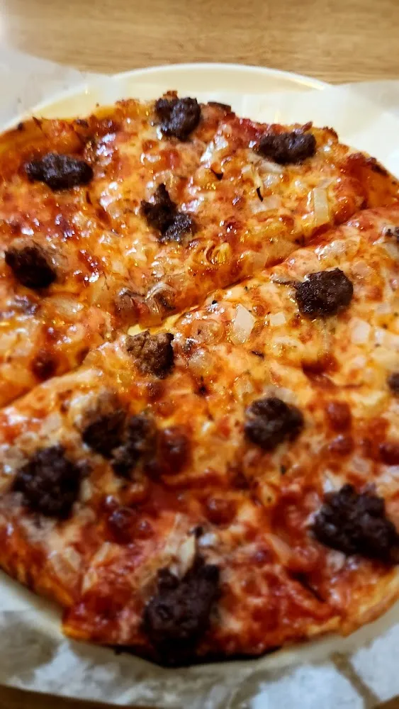 Hamburger Onion & Pizza